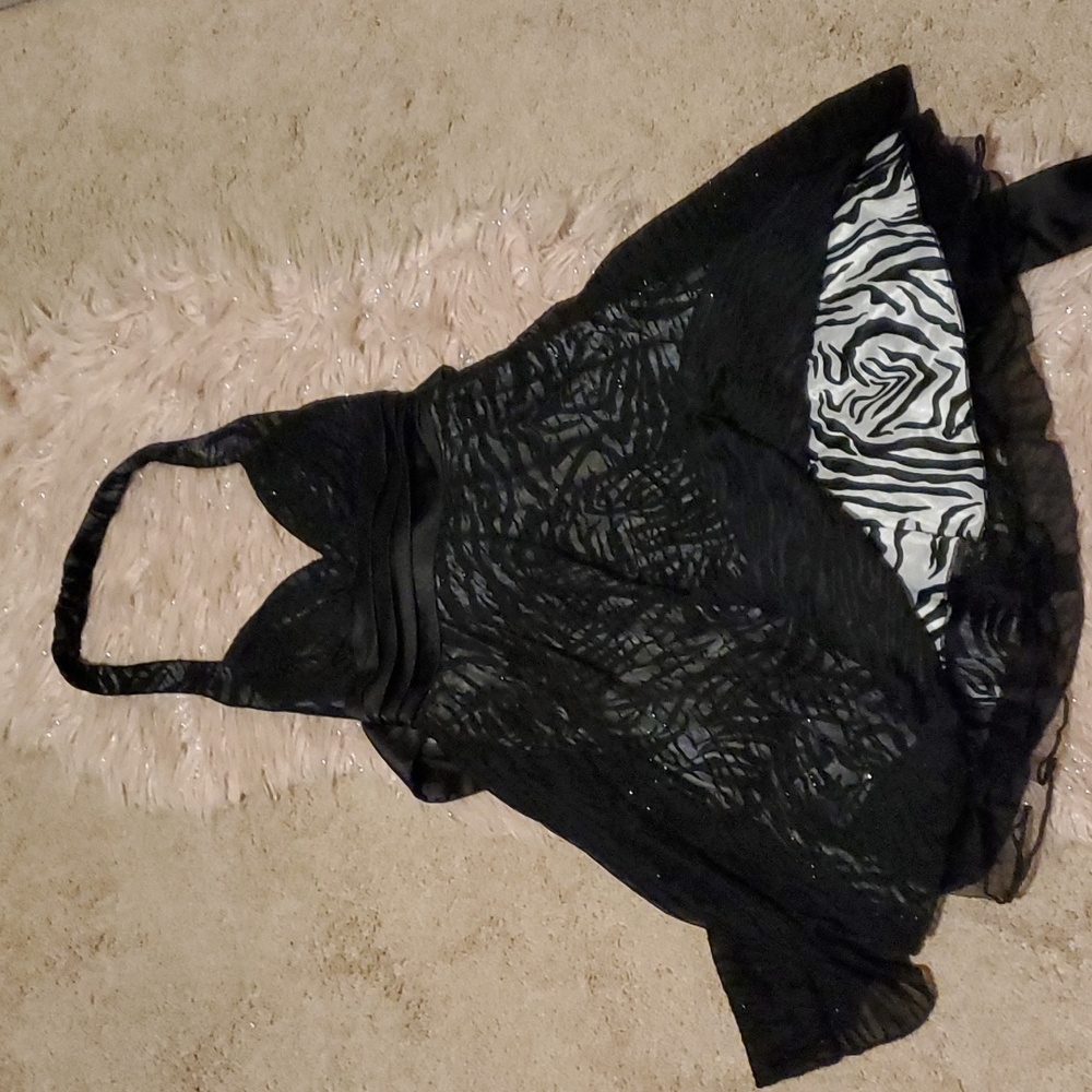 Sexy Zebra print cocktail mini dress 3